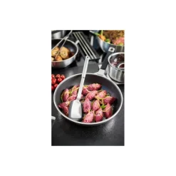 Spatule droite inox et silicone 34,5cm