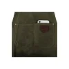 Tablier coton waxé N°515 vert olive