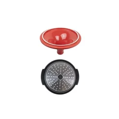 Tajine induction Atlas alu et céramique rouge Ø 30 cm