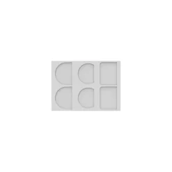 Tapis silicone forme embout de bûche 6 empreintes