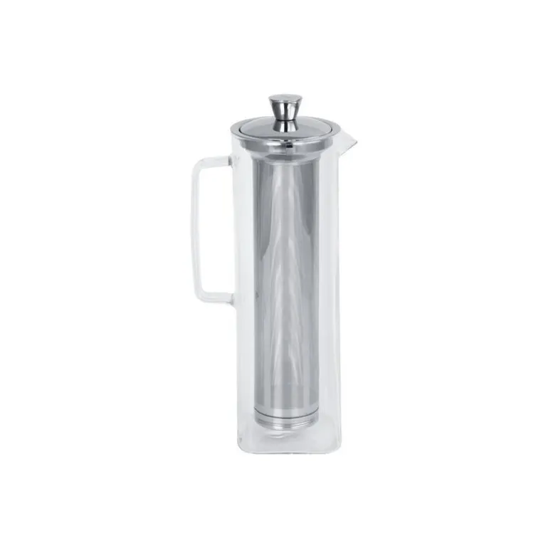 Théière Long Island verre avec filtre dévissable 1,5 L
