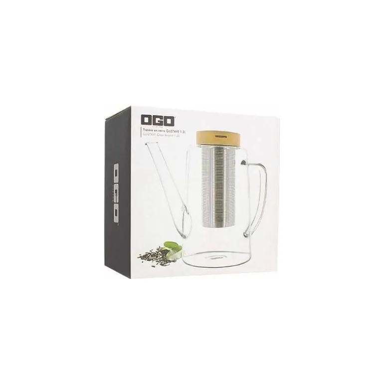 Théière OGO verre 1,2 L