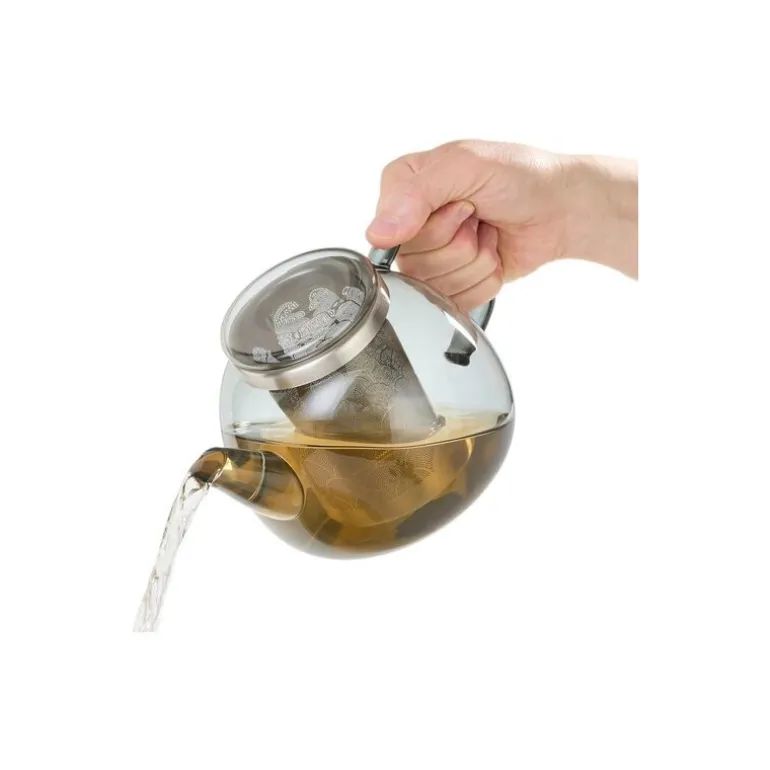 Théière verre Yuna avec filtre 1,2 L