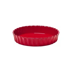 Tourtière haute céramique cerise ø 28 cm