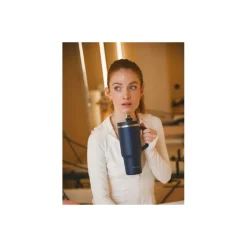 Travel cup isotherme bouchon étanche bleu nuit 90 cl