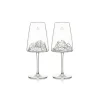 Verre a vin Topographic Mont blanc et Mont Everest - par 2