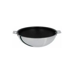 Wok inox antiadhérent amovible Casteline ø 28 cm